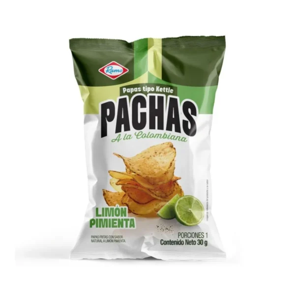 Papas PACHAS Limón pimienta 30 g