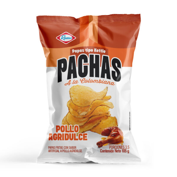 Papas PACHAS Pollo agridulce 30 g